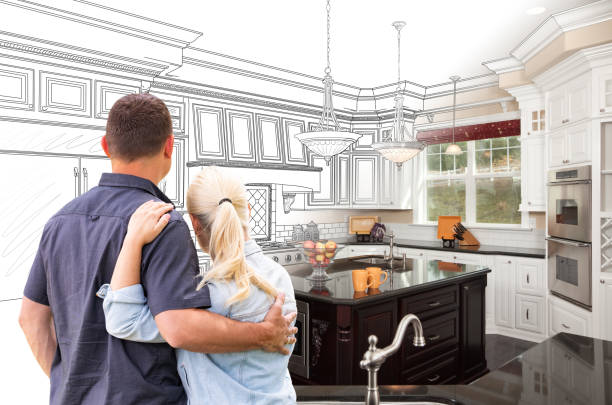 Custom kitchen cabinets installed in a Somerset home